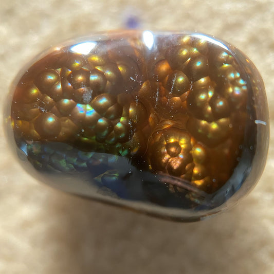 Aguascalientes fire agate gemstone