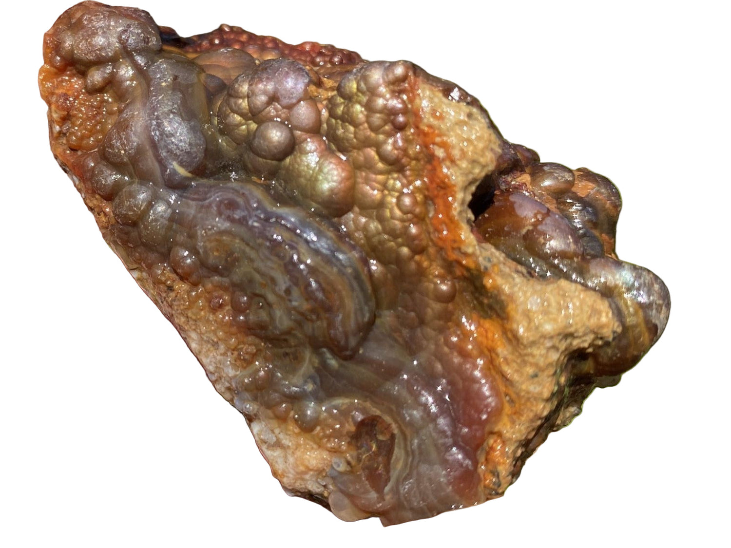 Deer Creek Fire Agate Rough For Sale