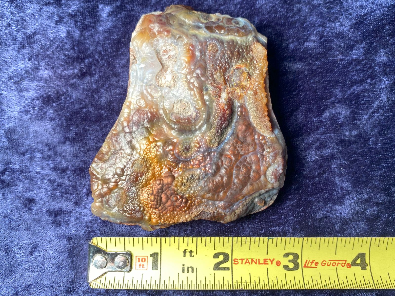 Deer Creek Fire Agate Specimen