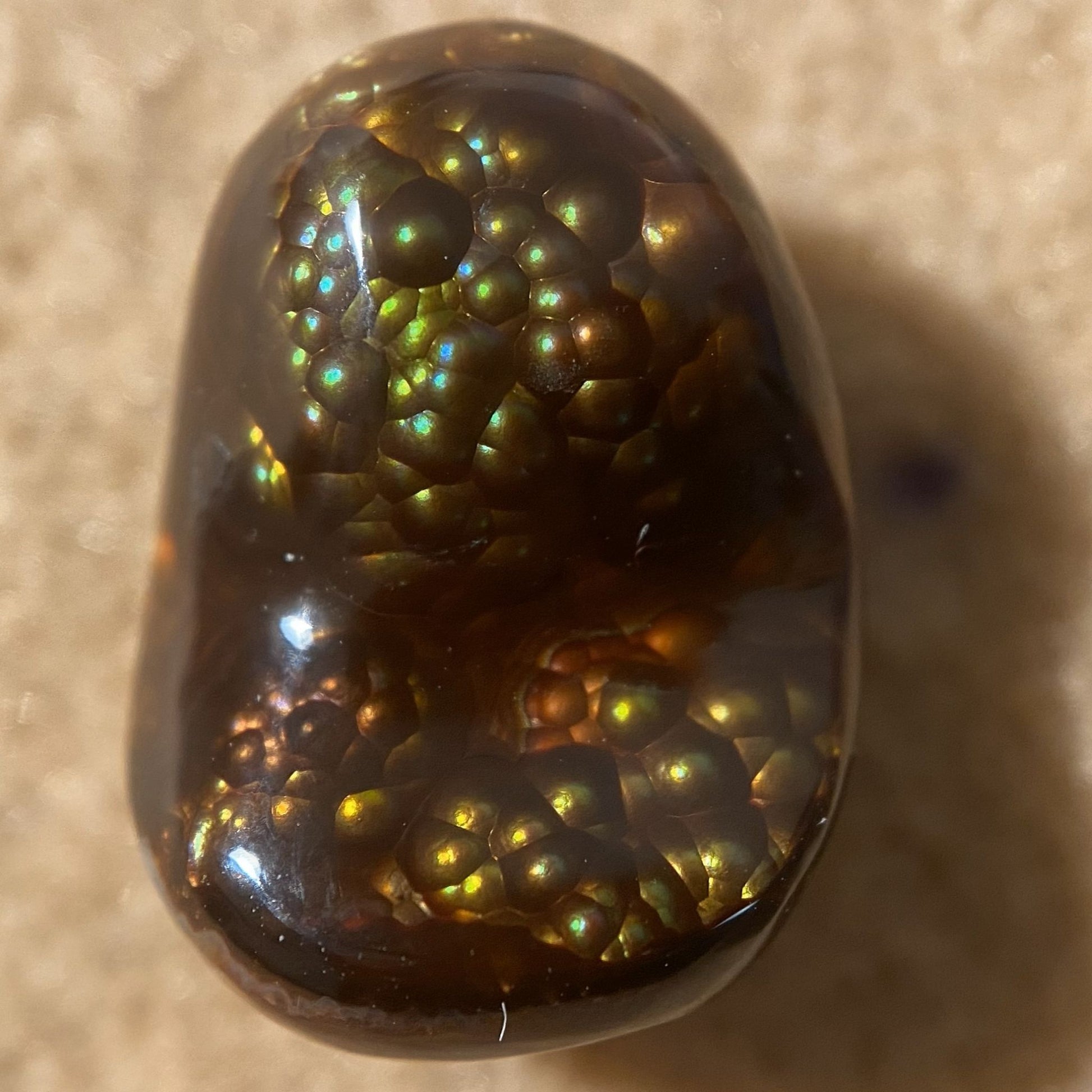 Aguascalientes fire agate gemstone