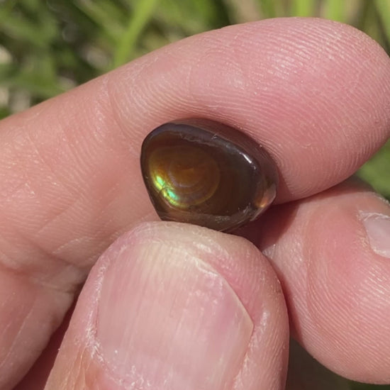 Slaughter Mountain Fire Agate Gemstone SLG086 Product Video