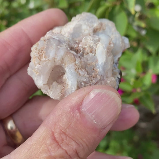 Fire Agate Windowed Rough Display Specimen Deer Creek DCM036 Product Video