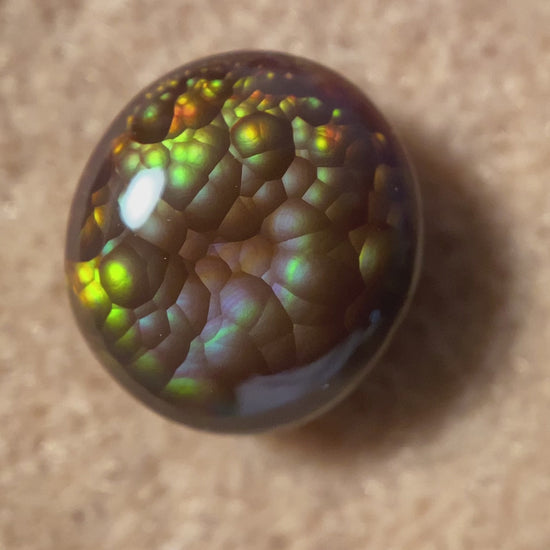 Aguascalientes Fire Agate Gemstone  MXG029 Product Video