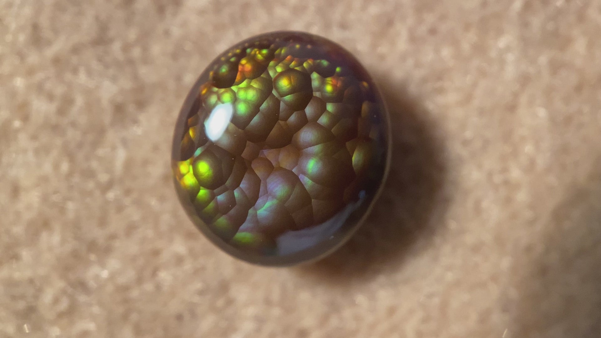 Aguascalientes Fire Agate Gemstone  MXG029 Product Video