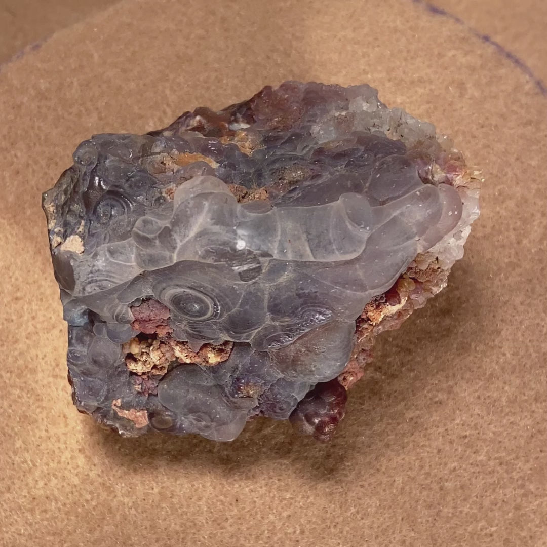 Fire Agate Rough Slaughter Mountain Arizona 169 Grams SLR218 Product Video