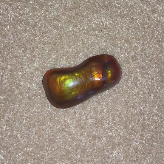 Fire Agate Gemstone Slaughter Mountain Arizona 5.0 Carats SLG088