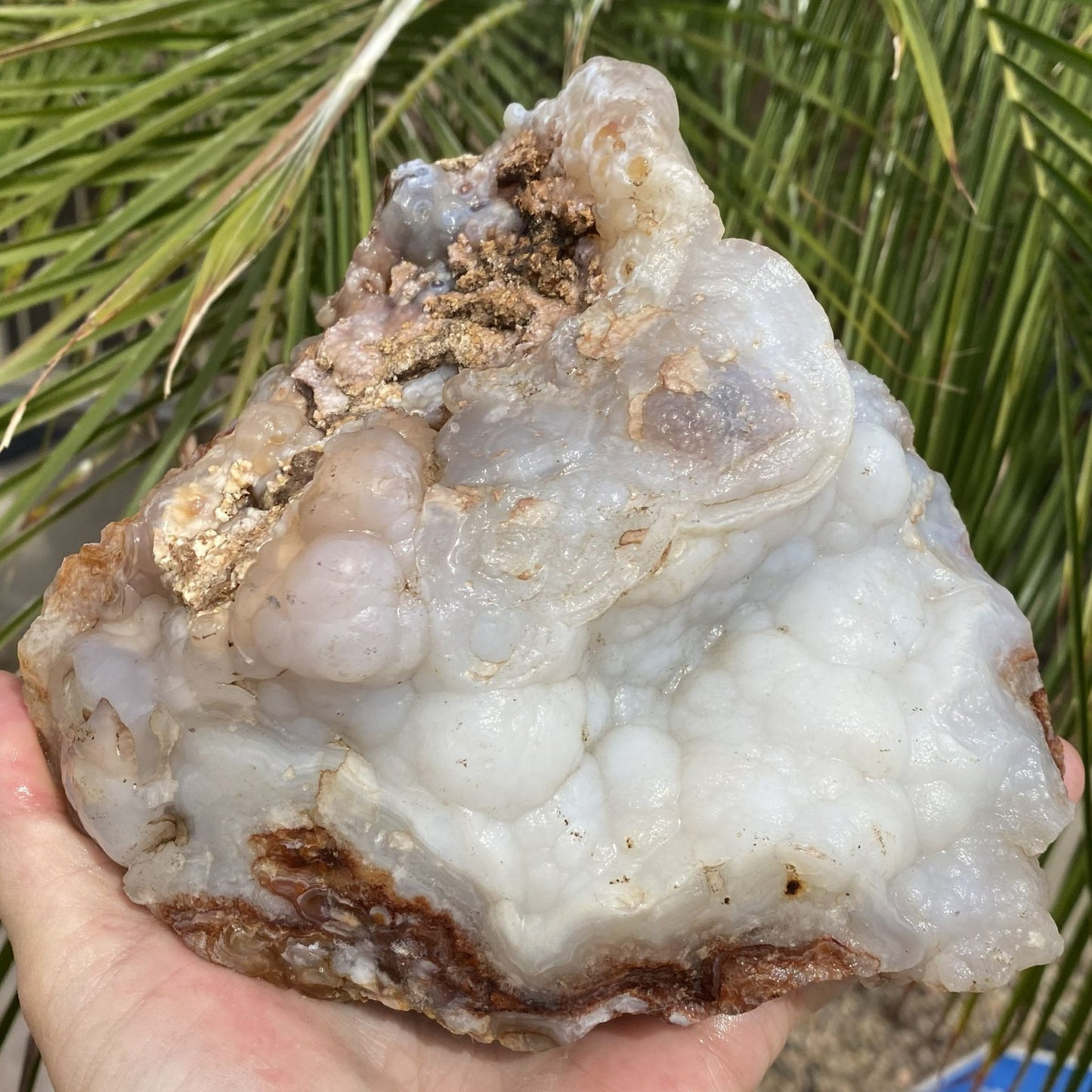 Fire Agate Rough Mineral Specimen Slaughter Mountain 4.08 Pounds SLM071